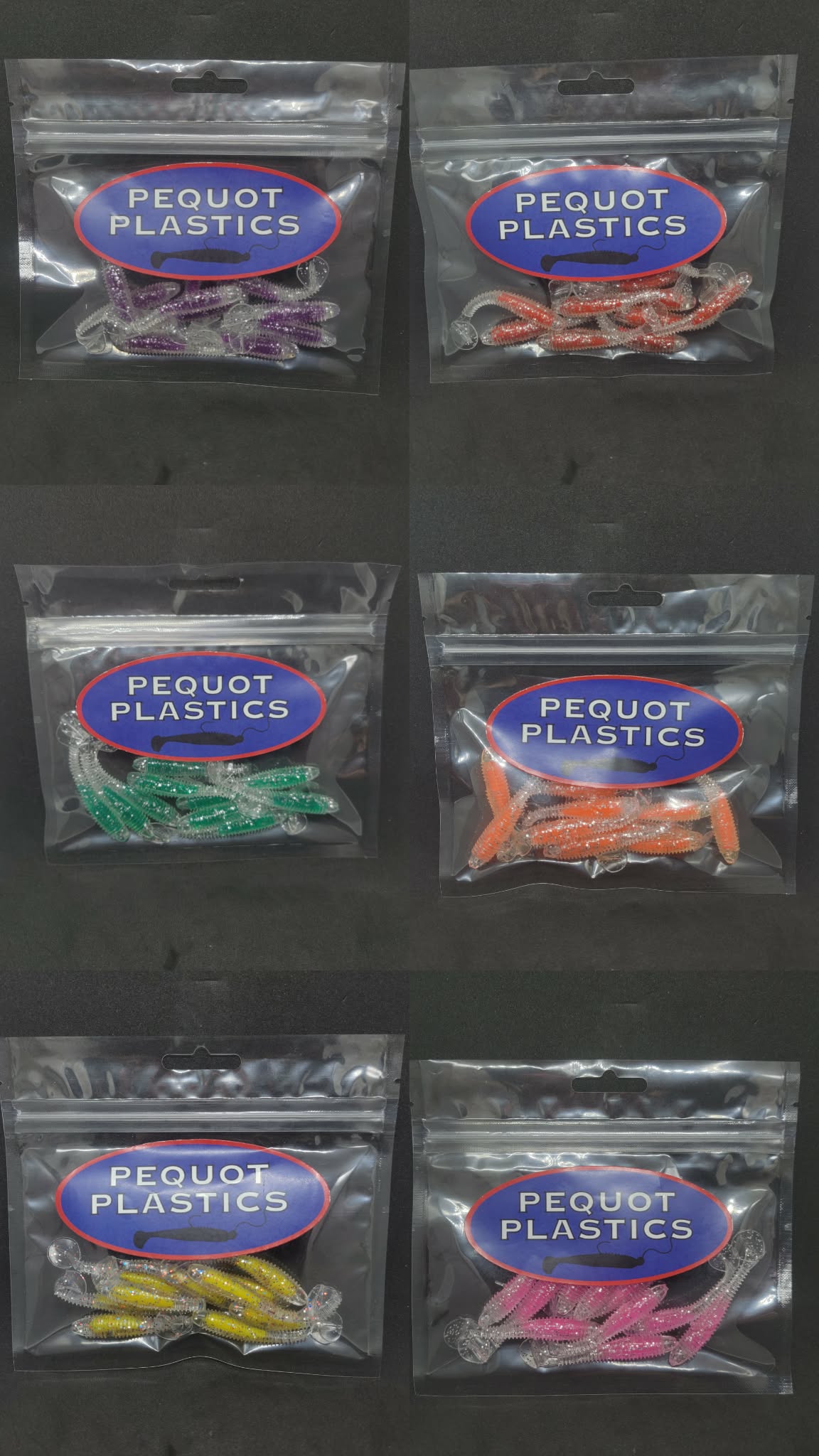 Small 3d ribbed pattletails 10 pack