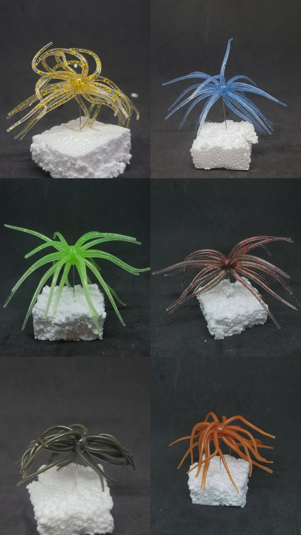 Urchin plastics 3-4 pack