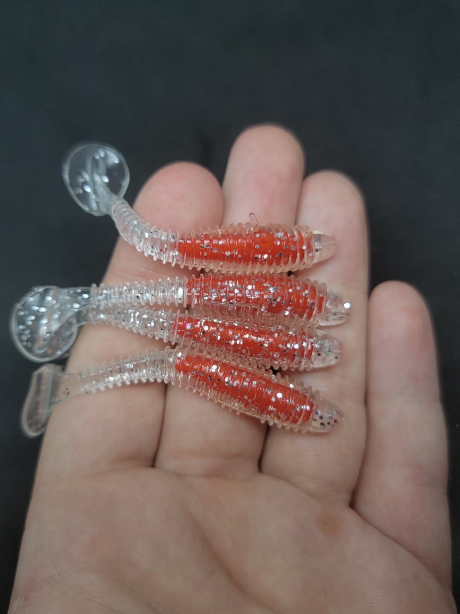 Small 3d ribbed pattletails 10 pack